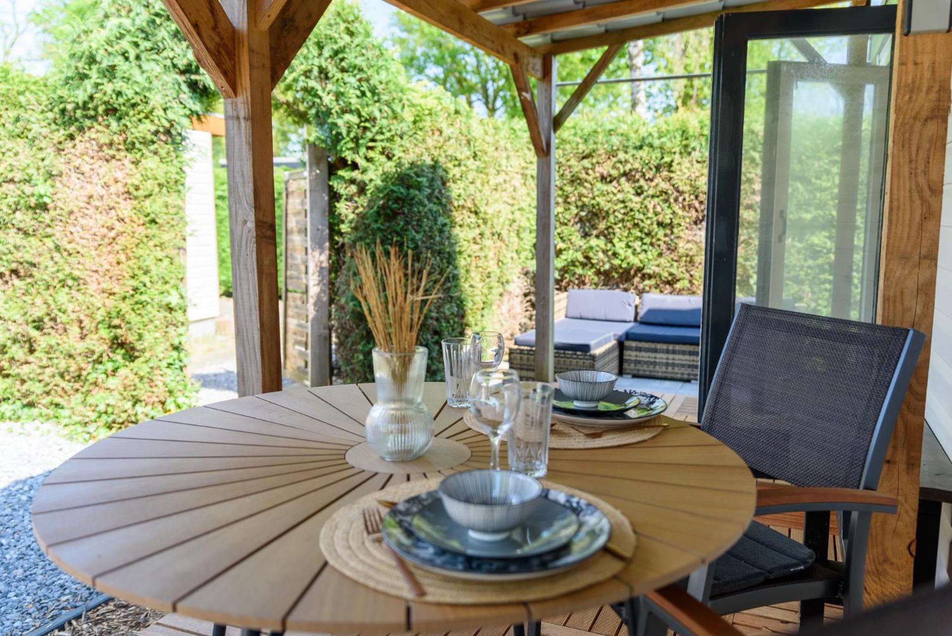 Chalet Op Rustig Park Op De Veluwe Putten Eksteriør billede