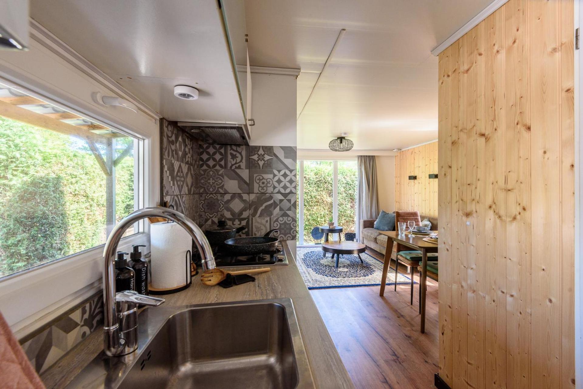 Chalet Op Rustig Park Op De Veluwe Putten Eksteriør billede
